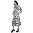 thumbnail image 2 of Moomaya Printed WoMen's Robe Dressing Gown With Pockets Bath Robe Girls, 2 of 6