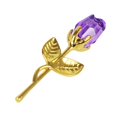 thumbnail image 1 of Artificial Rose Branch Decoration Lustrous Durable Faux Crystal Flower Fake Rose Branch, 1 of 5