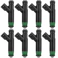 thumbnail image 1 of ANGLEWIDE pour Dodge pour Jeep 53032704AB Injecteurs 4 Trous Ensembles d'Injecteurs de Carburant Compatibles avec Dakota, Durango, Ram 1500, Jeep Commander, Jeep Grand, Cherokee, Mitsubishi Raider 8 Pcs, 1 of 4
