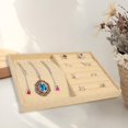 thumbnail image 2 of lionlar Stackable Jewelry Tray Burlap Inserts Trays Organizer Box Display Holder Jewelry Dual Use, 2 of 7