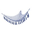 thumbnail image 4 of Toys Storage Hammock, Stuffed Animal Storage Net  Tassel Cotton Rope Space Saving  For Home Royal Blue, 4 of 8