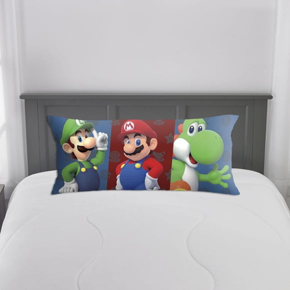 Super Mario "On The Right Track" Body Pillow