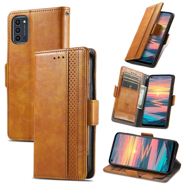Case for OUKITEL K9 Pro Cover Leather Wallet Folio Case Book Design Flip Magnetic Closure - Yellow