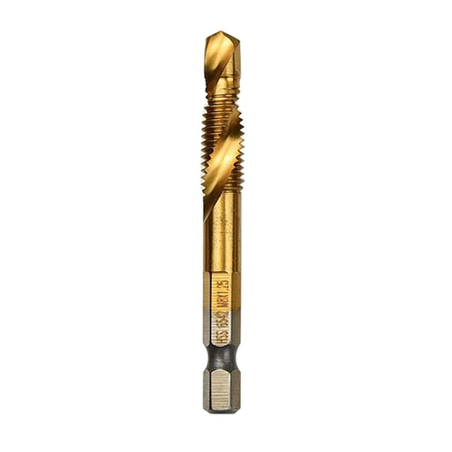 Hand Tap M3 M5 M6 M8 M10 Metalworking Tools M8x1.25mm M8x1.25mm Gold