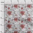 thumbnail image 2 of oneOone Polyester Spandex Marron Tissu Floral Rétro Tissu Imprimé de Matériel de Couture par la Cour 56 Pouces de Large, 2 of 5