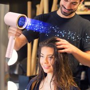FcBaudy Séchoir à cheveux Sèche-cheveux de haute puissance Home Sèche cheveux Combustion à vent chaud Salon de coiffure Blowing Comb sèche-cheveux portatifs