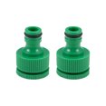 thumbnail image 1 of Unique Bargains Connecteur de Robinet de Tuyau 1/2BSPP et 3/4BSPP Fileté Femelle, Adaptateur de Buse de Robinet à Connexion Rapide 2 Pcs, 1 of 4