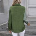 thumbnail image 5 of AherBiu Womens Button down Shirts Long Sleeve Collared Fall Blouses Dressy Casual Work Office Tops, 5 of 5