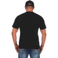 thumbnail image 3 of JH Design T-Shirt à Manches Courtes Noir à Col Ras du Cou pour Hommes Chevy Camaro Shield, 3 of 6