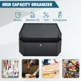 thumbnail image 2 of BeesClover Steel Trailer Tongue Box, 36"x12"x12" Heavy Duty Storage With Lock and Keys, Utility Truck Tool Box Storage Organizer, Tool Chest for Pickup Truck Bed, RV, 2 of 7