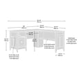 thumbnail image 4 of Sauder August Hill Bureau en L en Finition Mystic Oak, 4 of 9