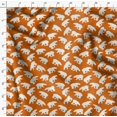thumbnail image 4 of Soimoi Orange Poly Georgette Fabric Polar Bear Animal Decor Fabric Printed Yard 42 Inch Wide, 4 of 5