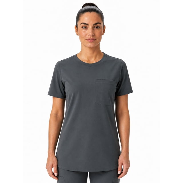 FLEX SCRUBS™ Ladies Round Neck Scrub Top