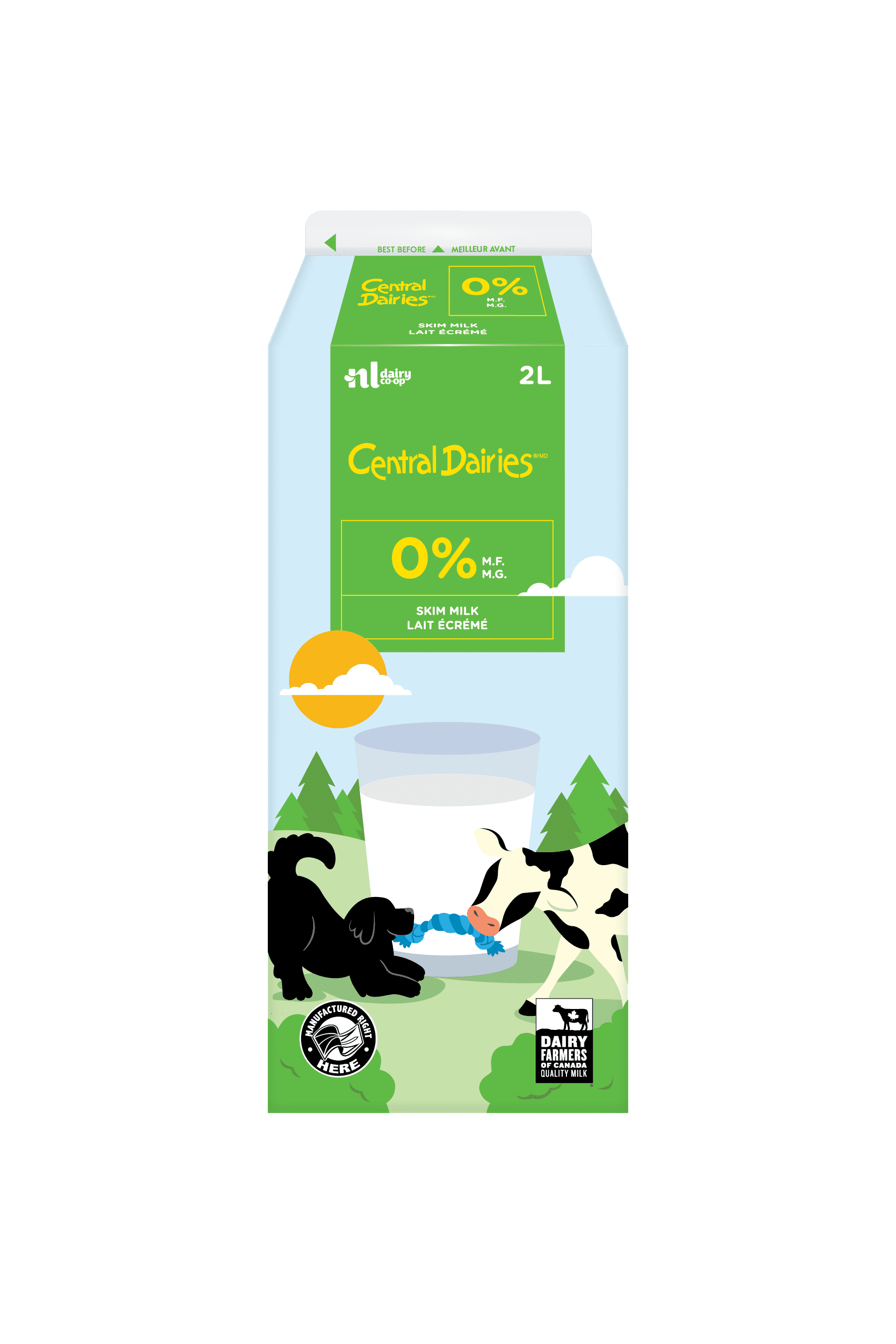 Central Dairies Skim 0% Milk