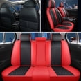 thumbnail image 2 of Maidao Car Seat Covers for Buick for Lucerne 2006-2011 5 Seats Leather Waterproof Front Rear Cushion Protector Full Set Black and Red, 2 of 8