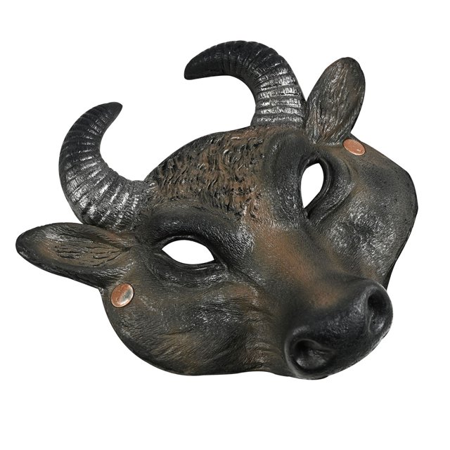 Easter Bull Head Realistic Accessory for Kids Adults Festival Celebration