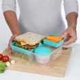 thumbnail image 4 of Sistema To Go Collection Boîte Bento et Contenant de Rangement pour Aliments, 6,9 Tasses, Transparent, Clips de Couleurs Assorties, 1,65 L, Couleurs Pouvant Varier., 4 of 4