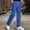 c01Blue, variant on LNWUY Men Elastic Waist Waffle Trousers Comfort Straight Fit Flat Front Dress Pant Classic Fit Flat Front Dress Pants Black XXXL
