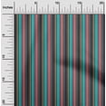 thumbnail image 1 of oneOone Georgette Viscose Fabric Multicolor Stripe Decor Fabric Printed BTY 42 Inch Wide, 1 of 3