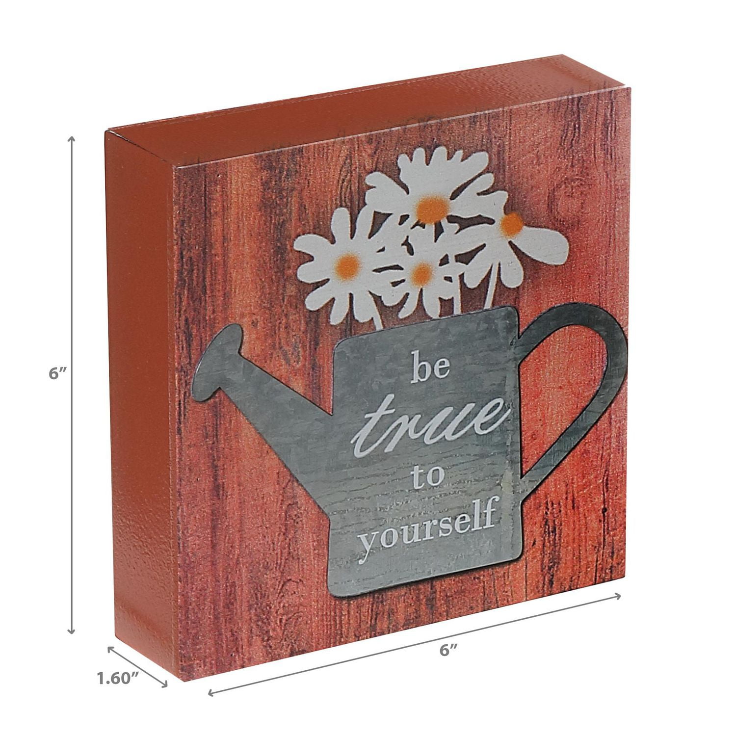 IH Casa Decor Wood Block Avec L'Arrosage Galvanisé Peut Être Fidèle À Vous-Même
