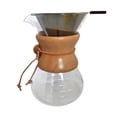 thumbnail image 1 of Tnarru Cafetière pour Infusion Manuelle Cafetière Goutte à Goutte avec Échelle Cafetière en Verre Cafetière Goutte à Goutte Réutilisable pour Café 600 ml, 1 of 8