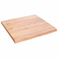 thumbnail image 2 of vidaXL Table Top Light Brown 60x60x(2-4) cm Treated Solid Wood Live Edge, 2 of 5