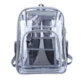 thumbnail image 2 of Clear PVC Stadium Backpack with Large Laptop Compartment 1 Count, 2 of 9