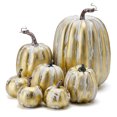 thumbnail image 3 of 7 Pcs Citrouilles Artificielles de Simulation Décoration d'Halloween Récolte Automne Action de Grâce Décoration Maison, 3 of 9