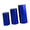 thumbnail image 4 of Elodie 3 Pack Cylinder Plinth Covers, Cylinder Plinth Support Covers, Tablecloth Plinth blue, 4 of 8