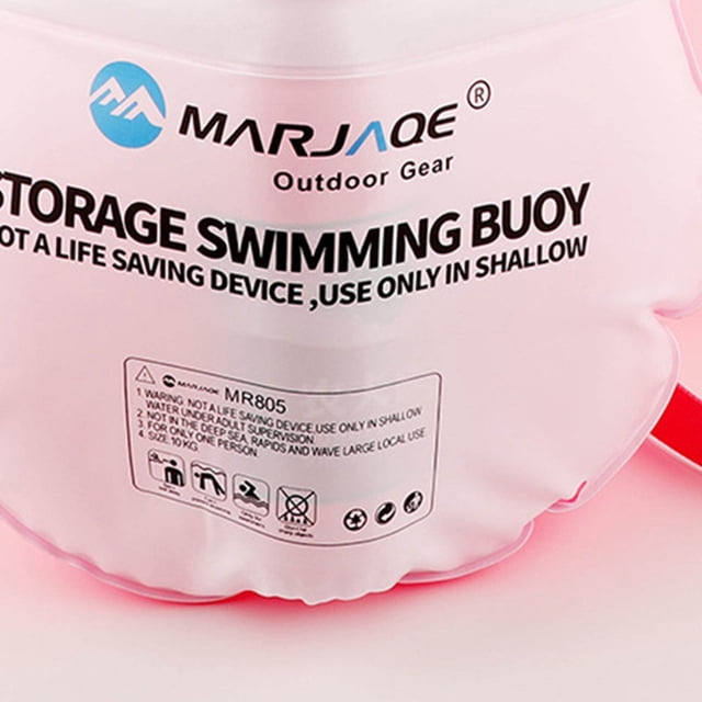 ziyahi Bouée de Remorquage de Natation avec Sac Étanche Bouée de Natation Sécurité Flottante Rose