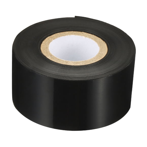 Unique Bargains 1.18'x328' (30mmx100m) Wax Thermal Transfer Ribbon, 1 Roll 1' Core Ink Out Barcode Printer Ribbon, Black