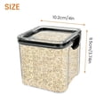 thumbnail image 3 of Mtfun Airtight Food Storage Container with Lids for Kitchen Pantry Organization and Clear Dry Food Canisters for Cereal Flour Coffee Rice Snacks, 3 of 8