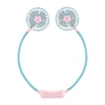thumbnail image 3 of Sentmoon Neck Fans That Blow Cold Air Portable Fan Hanging Fan Cute Outdoor Portable Small Fan Big Wind Power Silent Walking Fan Camping Folding Fan USB Charging Multi-direction Adjustment Hanging, 3 of 7