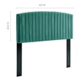 thumbnail image 2 of Modway Rebecca Performance Velvet Full/Queen Headboard, Teal, 2 of 2