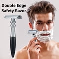 thumbnail image 2 of Rasoir de Sûreté à Double Tranchant Papillon Ouvert Rasoir de Rasage pour Hommes Rasoir Manuel Classique pour Hommes Visage, 2 of 8