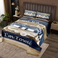 thumbnail image 2 of Erosebridal Camping Car Coverlet Set Twin, Camper Bedding Set, Rustic Farmhouse Decor, 2 Pieces, 2 of 5