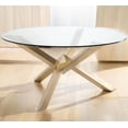 thumbnail image 1 of TABLE à Manger Ronde en Verre COUTURE - 60 Pouces, 1 of 1