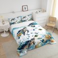 thumbnail image 4 of Erosebridal 3D Sea Turtle Bedding Twin Comforter Set, Cute Ocean Fish Down Comforter, Funny Sealife Decor, Reversible 2pcs, 4 of 7