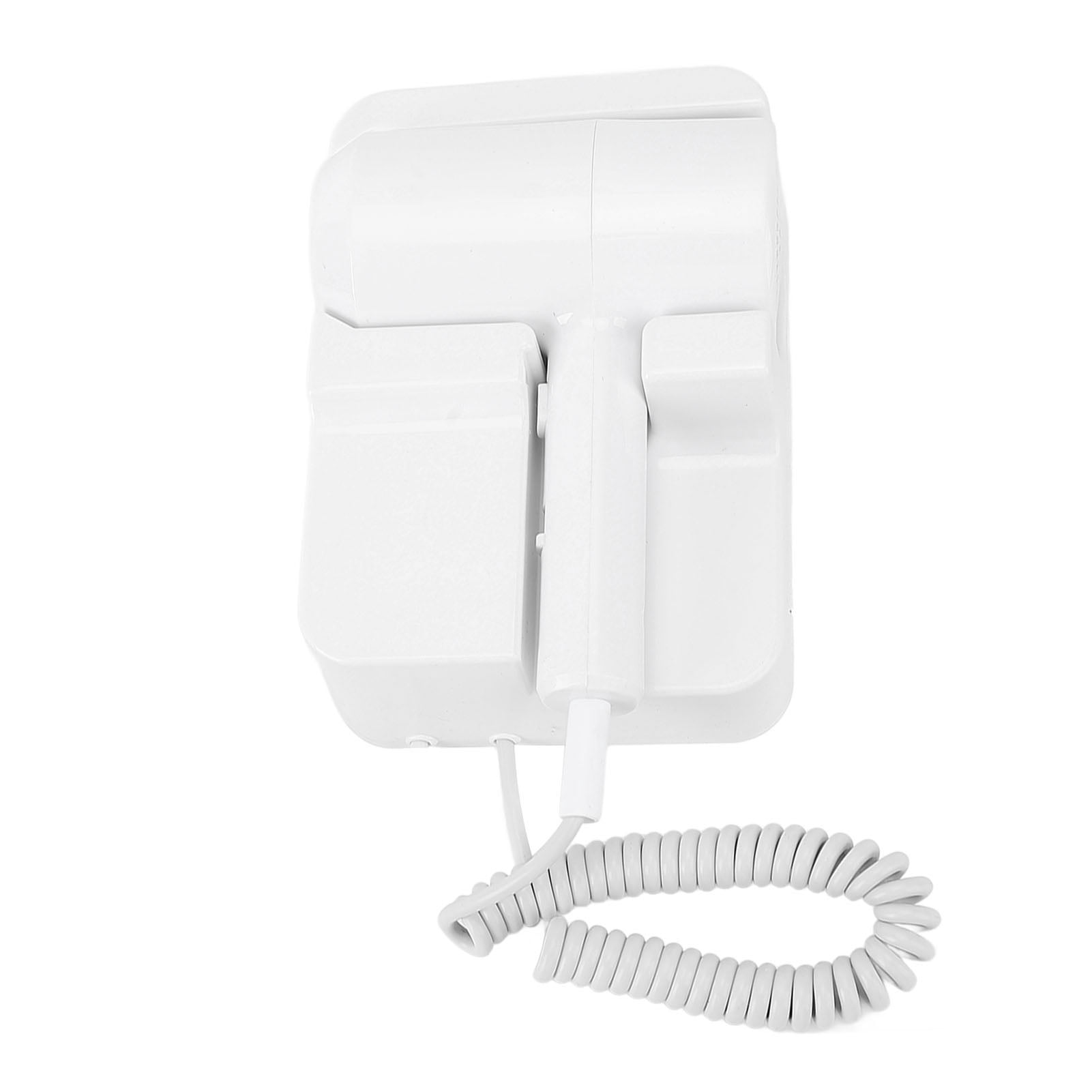 Wall Mount Hair Dryer, 20000 RPM 1300W Power Low Noise Wall Mount Blow Dryer, Extending Up To Nearly 2m Lightweight Hairdryer for Hotel Bathroom