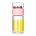 thumbnail image 2 of Danhjin Vacuum Flask Tea Infuser Tea Infuser With Tea Filter Glass Tea Infuser Bottle Portable Tea Separator Tea Cup Double Glass Tea Infuser Bottle, 2 of 4