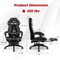 thumbnail image 3 of Costway Chaise de Sport Électrique Ajustable Style Course avec Appui-Tête Rembourré, Support Lombaire Gris, 3 of 10