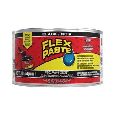 FLEX PASTE BLACK 1 LB SUPER THICK RUBBER PASTE
