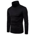 thumbnail image 2 of FOCUSNORM T-shirt à Manches Longues en Maille Homme Casual Party Pull, 2 of 5