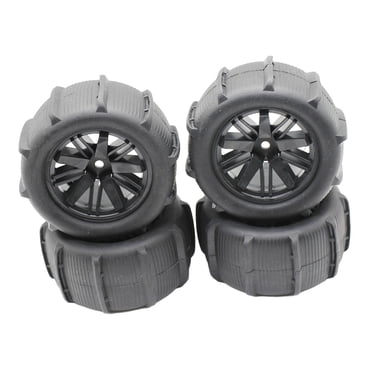 Esquirla 4 Pcs 1:14 Roues de Voiture RC Pneus 12mm Hexagonaux Pièces RC pour Wltoys 124007 124017