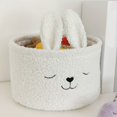 thumbnail image 4 of PRETXORVE Happy Easter Bunny Long Ears Easter Basket Buckets Easter Children Storage, 4 of 6