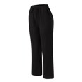 thumbnail image 5 of Timegard Cotton Linen Pants for Women Elastic Waisted Drawstring Straight Leg Lightweight Lounge Trousers, 5 of 5