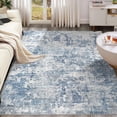 thumbnail image 1 of x Area Rug Living Room Rugs Washable Neutral Modern Abstract Soft Thin Large Rug Indoor Floor No Slip Rug Carpet for Bedroom Under Dining Table Home Office Decor Grey, 1 of 9