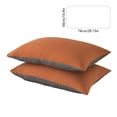 thumbnail image 3 of Aodebiao Set of 2 Standard Pillow - 19x29 Inch Envelope Closure Cotton Covers - Soft Breathable Decorative Pillowcases for Bed & Sofa, 3 of 5