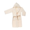 thumbnail image 1 of Superior ROBE de Bain à Capuche ROBE KID IVORY LG pour Enfants&44; 100% Coton Égyptien - Ivoire, 1 of 1