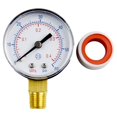 thumbnail image 1 of ECX270861 Bottom Mount Pressure Gauge for Hayward Sand Pool Filter 60 PSI, 1 of 9
